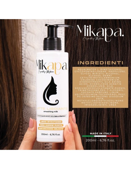 Crema Latte Lisciante Mikapa - Spedizione in 24 Ore